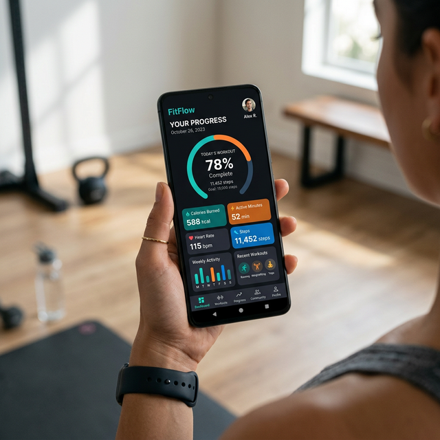Fat2Fit Android App Preview